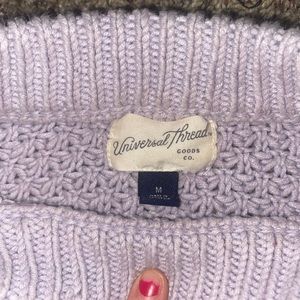 Warm lavender sweater